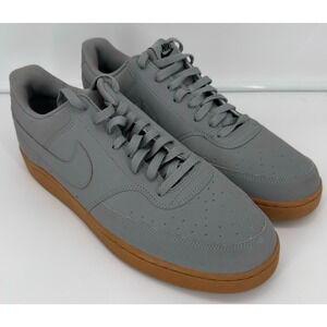Men's Size 14 Nike Court Vision Low Particle Grey/Wheat-Black CD5463-009